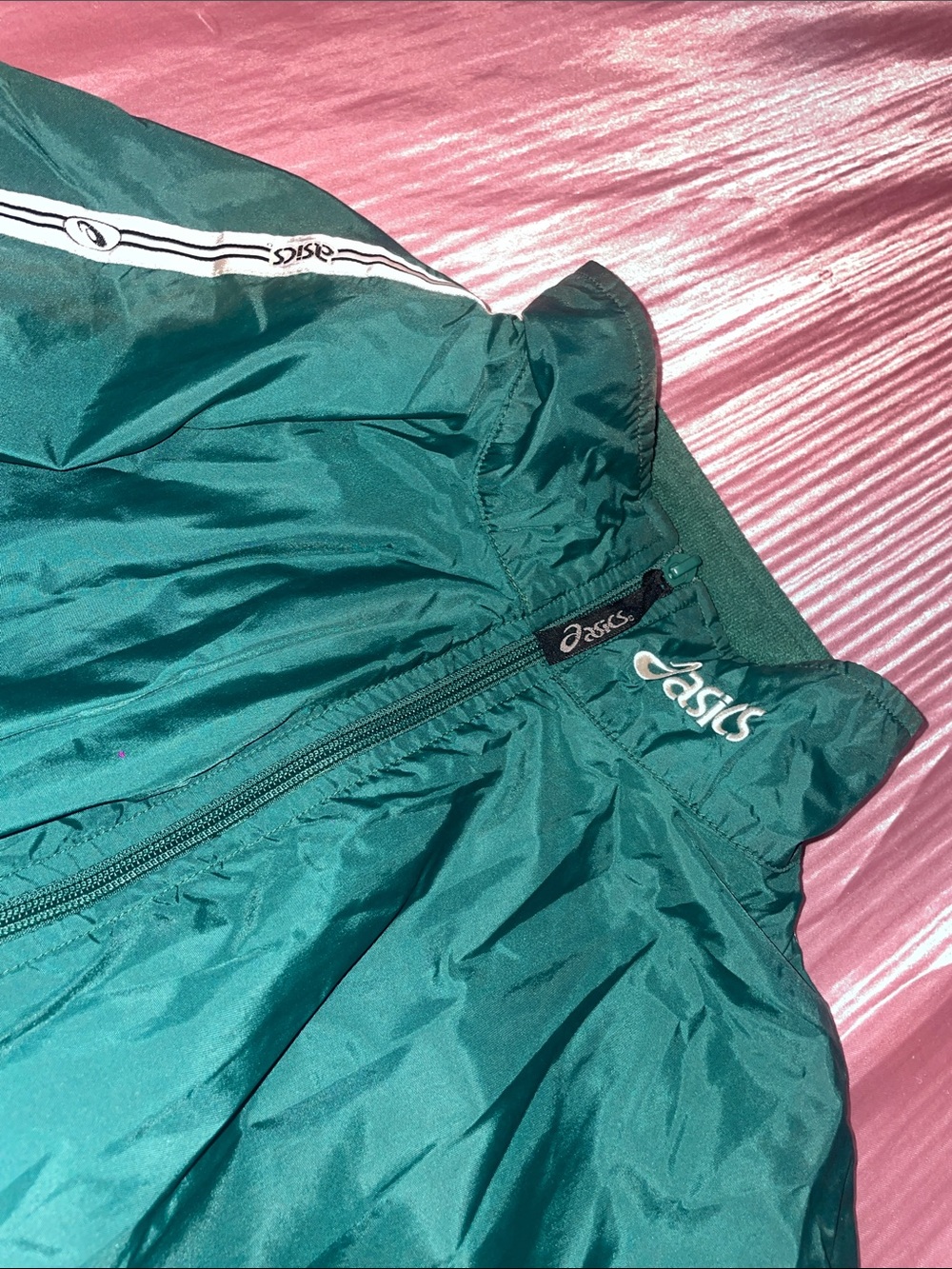 Vintage Green ASICS Jacket 💚 - Picture 2 of 2